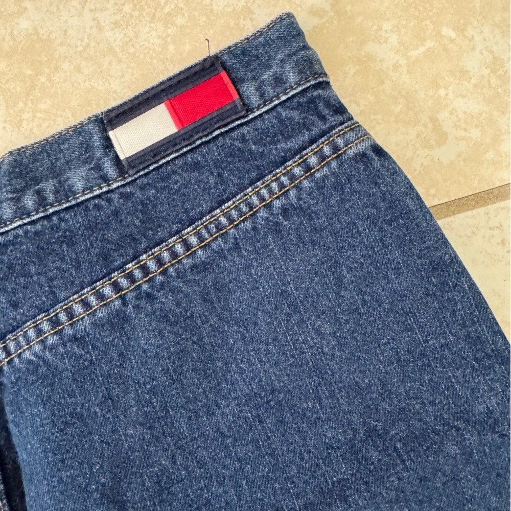 Vintage y2k Tommy Hilfiger Denim Mini Skirt - Picture 8 of 10